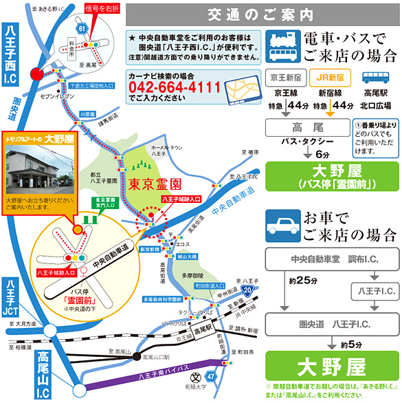 八王子営業所地図