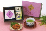 銘茶・紀州梅干詰合せ