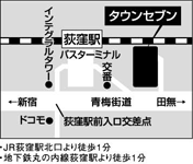 荻窪タウンセブンの地図