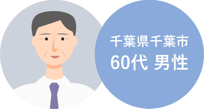 千葉県千葉市 60代男性