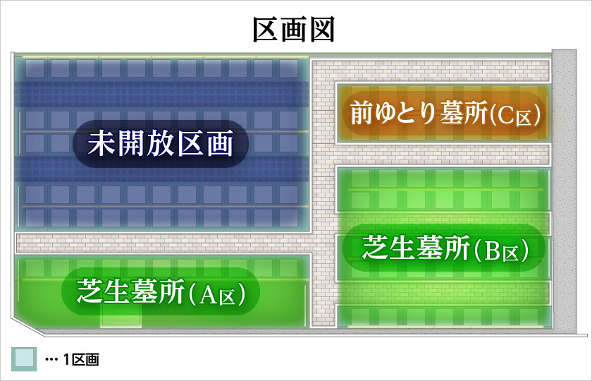 西教寺『第3区』区画図