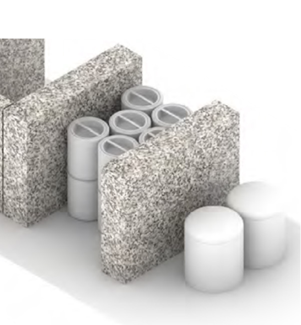 西教寺『慈雲2区』専用樹脂製骨壺