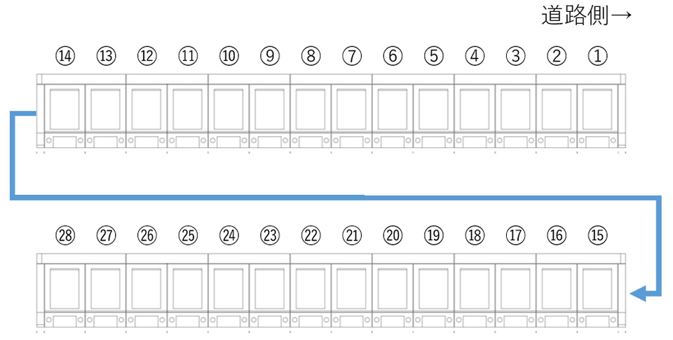 西教寺『慈雲2区』区画図