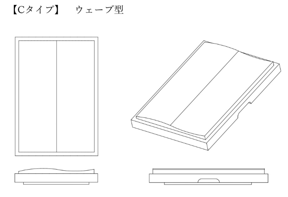 蓋石・香炉デザインC