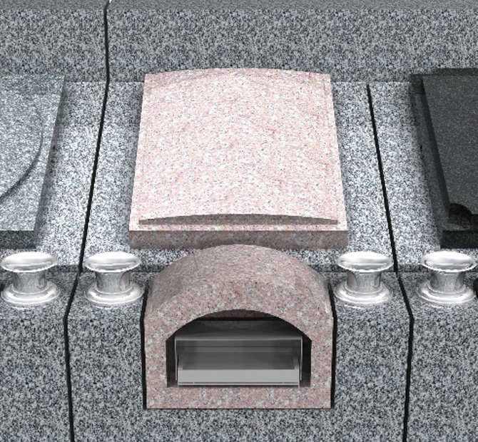 蓋石・香炉デザインA