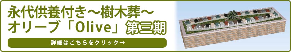 永代管理付き樹木墓地オリーブ