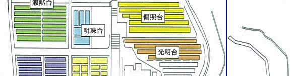 びわ湖霊園 区画図