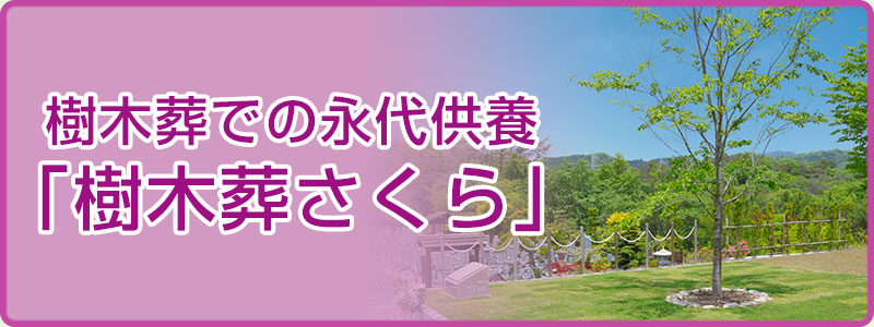 永代供養「樹木葬さくら」