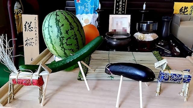 我が家の精霊馬