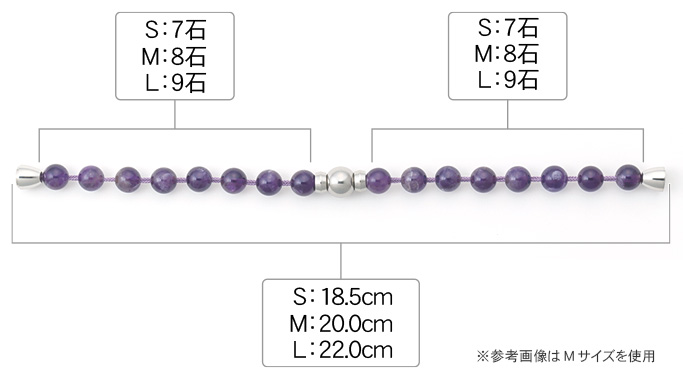 念珠ブレスレット 防水タイプ